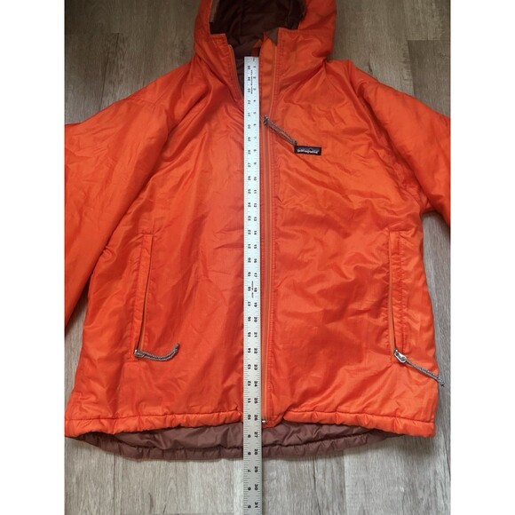 Vintage 90s / 2000s Patagonia Puffball Jacket Full Zip Medium Orange 83970 Men - Picture 6 of 13
